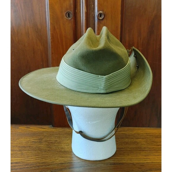Australian ROYAL ARMY bush hat Vietnam Electrical & Mechanical 1976 53cm EC-Fine - Picture 5 of 8